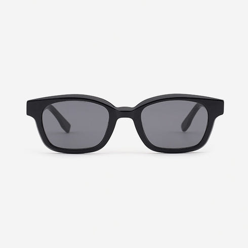 Rectangle Retro  Acetate Unisex Sunglasses 22A8004